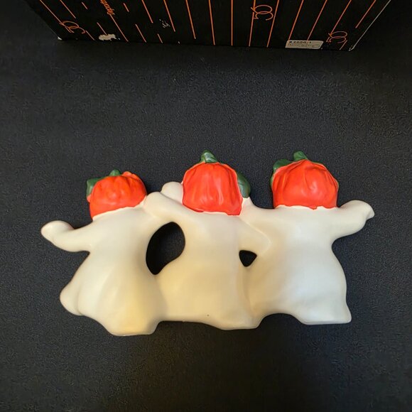 Dept. 56 Snow Village Halloween Haunted Pumpkin Ghost Dance Three Box Included - Picture 5 of 7